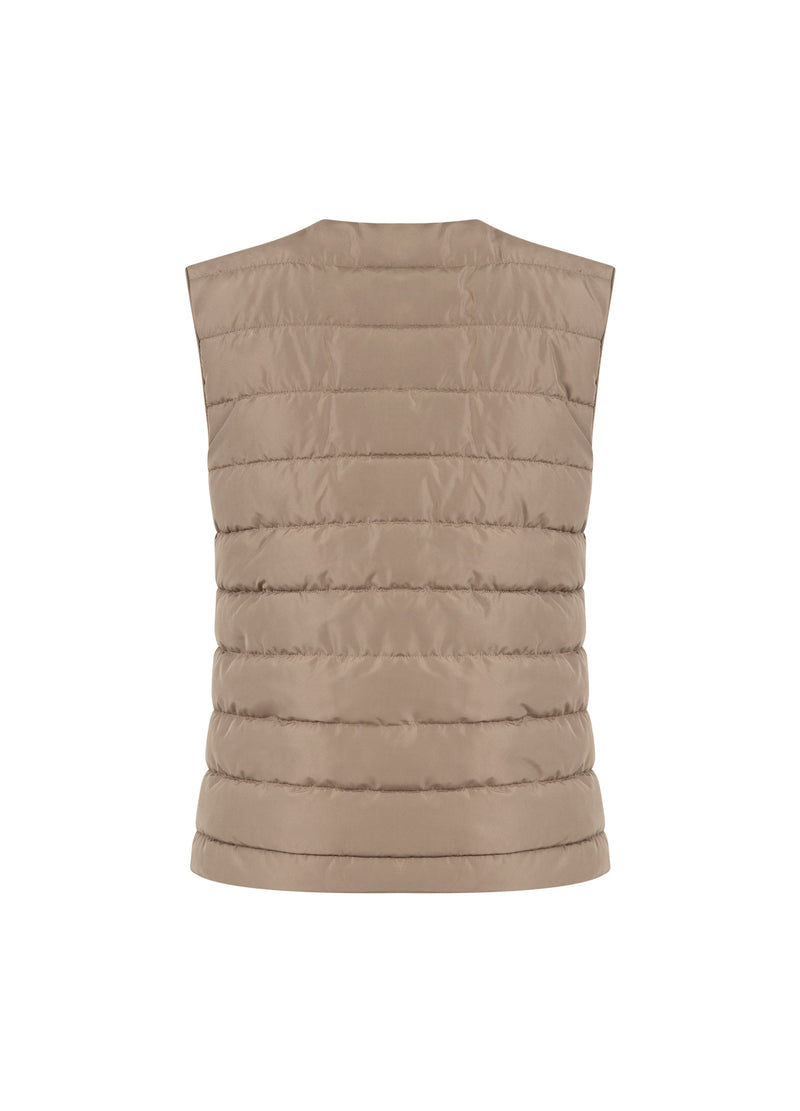CC Heart CC HEART ASTA QUILTET VEST Outerwear Sand - 251