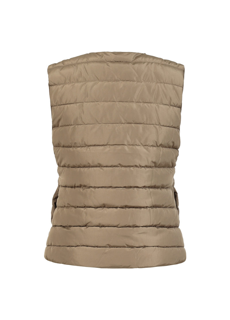 CC Heart CC HEART ASTA QUILTET VEST Outerwear Sand olive - 406