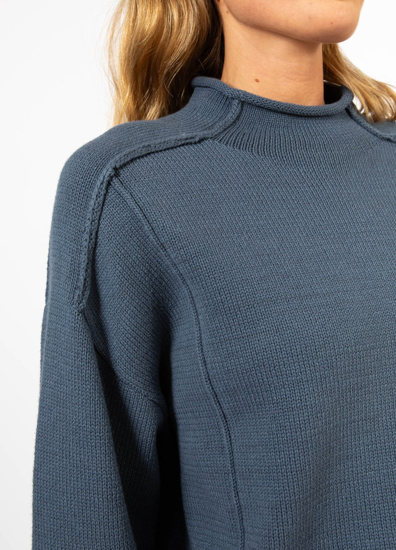 CC Heart CC HEART AVERY TURTLENECK Knitwear Mid blue - 572