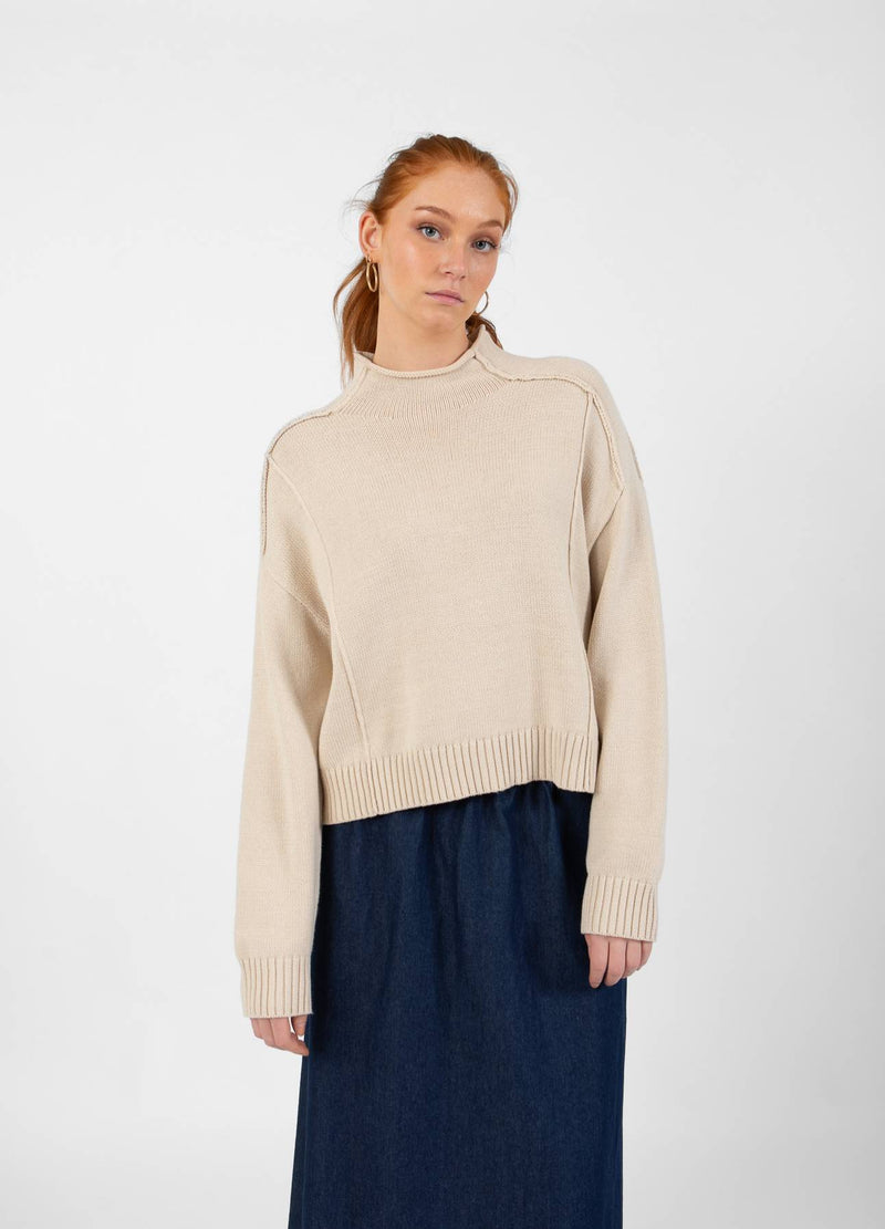 CC Heart CC HEART AVERY TURTLENECK Knitwear Cream - 241