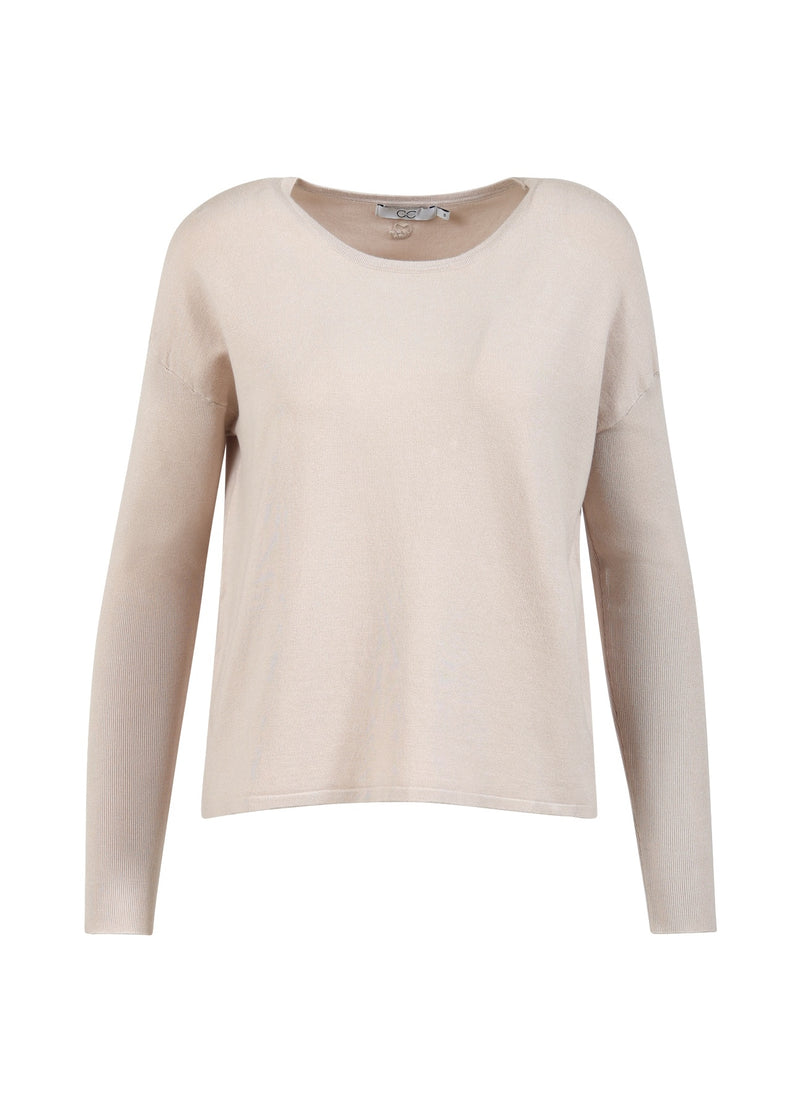 CC Heart CC HEART BELLA LØS STRIK Knitwear Creme melange - 275