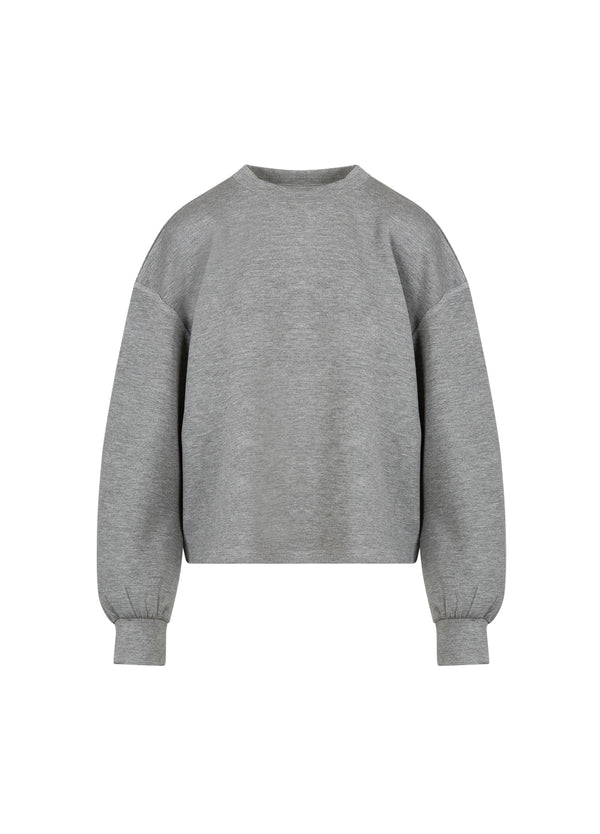 CC Heart CC HEART BILLIE O-HALS SWEATSHIRT Shirt/Blouse Grey Melange - 182