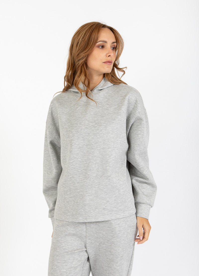 CC Heart CC HEART BILLIE SWEAT HÆTTETRØJE Shirt/Blouse Light grey melange - 129