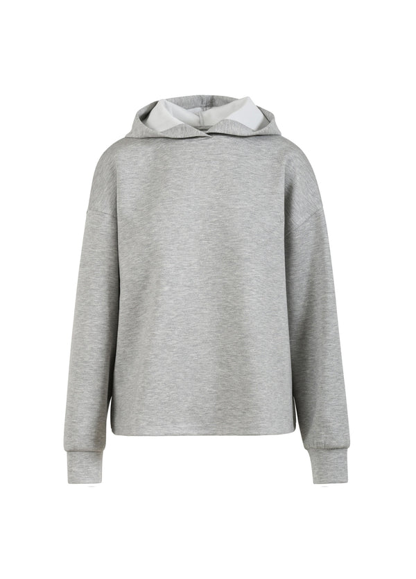 CC Heart CC HEART BILLIE SWEAT HÆTTETRØJE Shirt/Blouse Light grey melange - 129