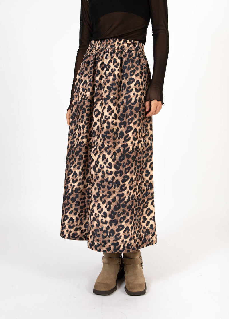CC Heart CC HEART ELISE LANG NEDERDEL I LEO PRINT Skirt Leo print - 900