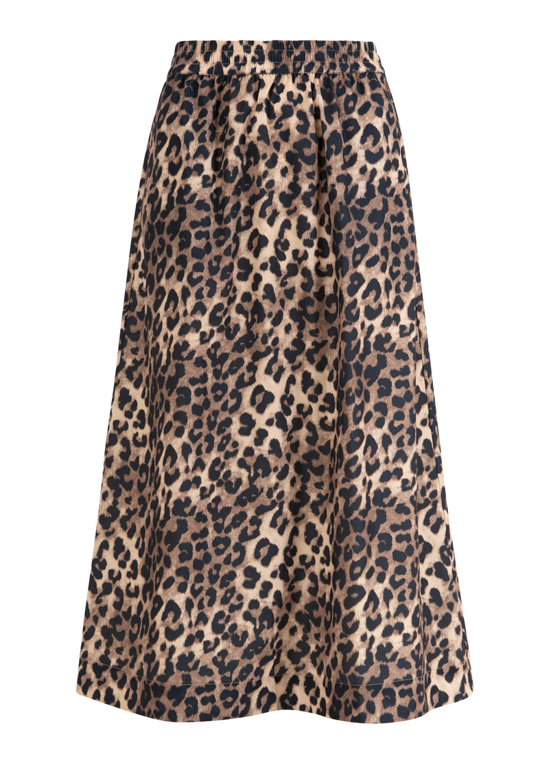 CC Heart CC HEART ELISE LANG NEDERDEL I LEO PRINT Skirt Leo print - 900