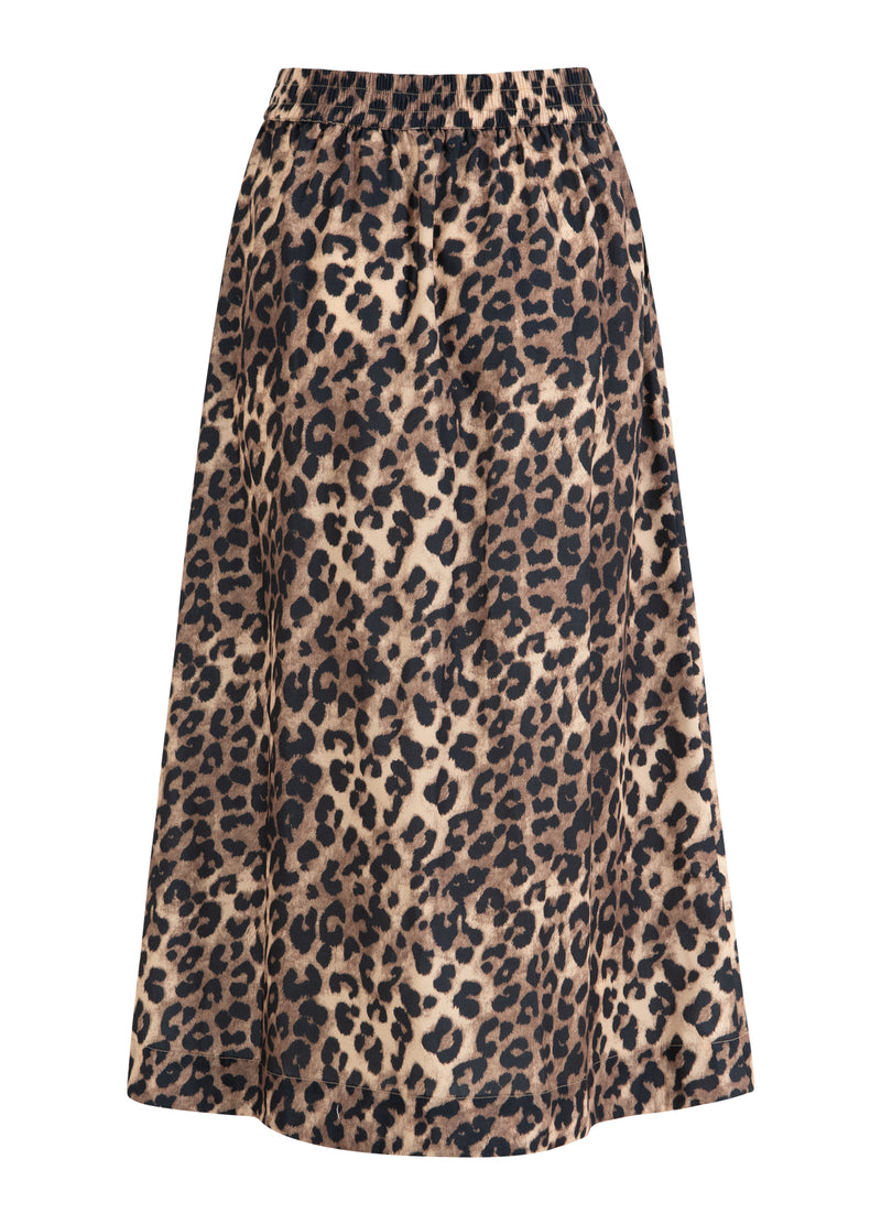 CC Heart CC HEART ELISE LANG NEDERDEL I LEO PRINT Skirt Leo print - 900