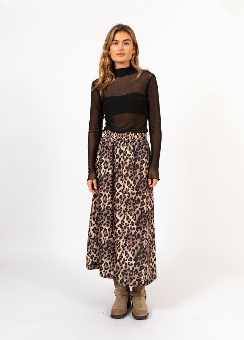 CC Heart CC HEART ELISE LANG NEDERDEL I LEO PRINT Skirt Leo print - 900