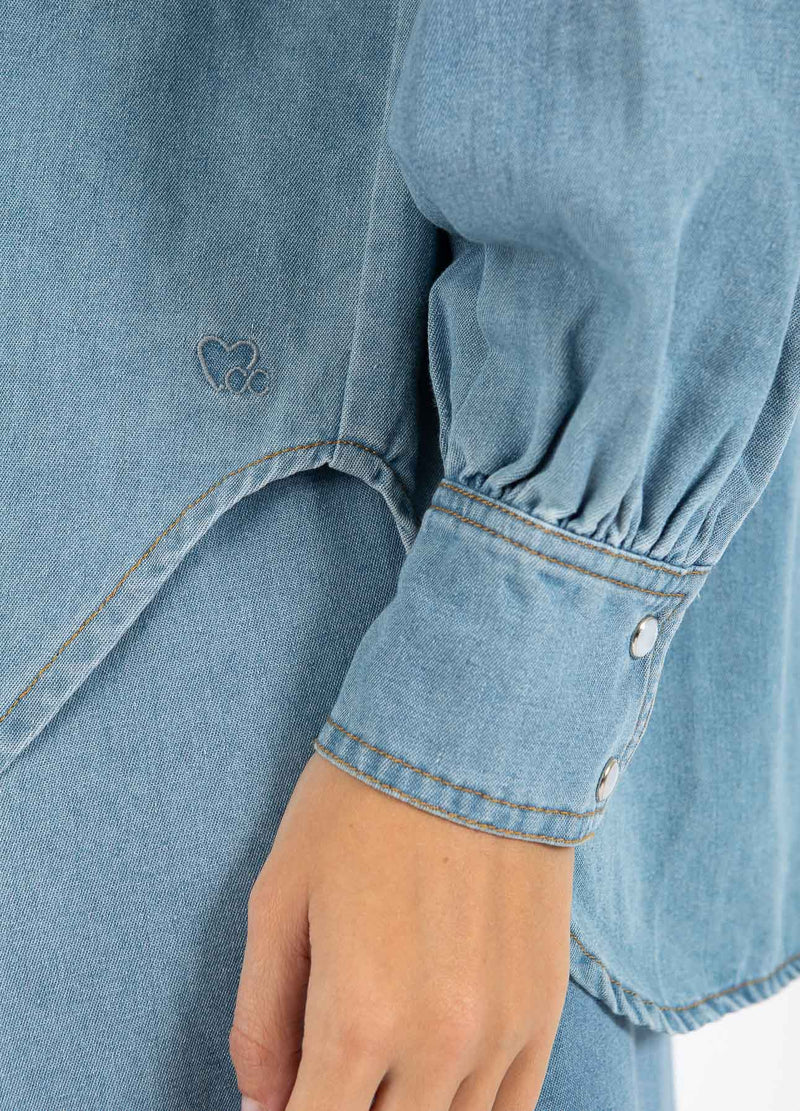 CC Heart CC HEART ELLIS DENIMSKJORTE Shirt/Blouse Blue denim - 510