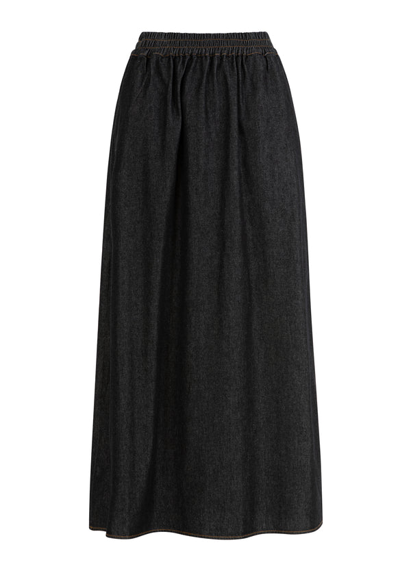 CC Heart CC HEART ELLIS DENIM NEDERDEL Skirt Black blue denim - 150