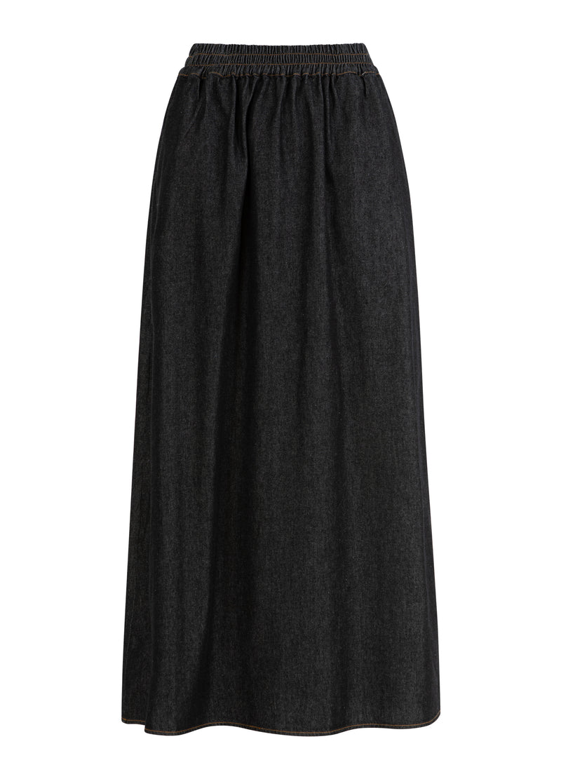 CC Heart CC HEART ELLIS DENIM NEDERDEL Skirt Black blue denim - 150