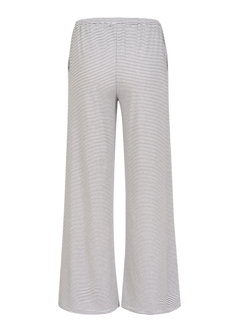 CC Heart CC HEART ELYSE LØSE JERSEYBUKSER Pants White/black stripe - 269