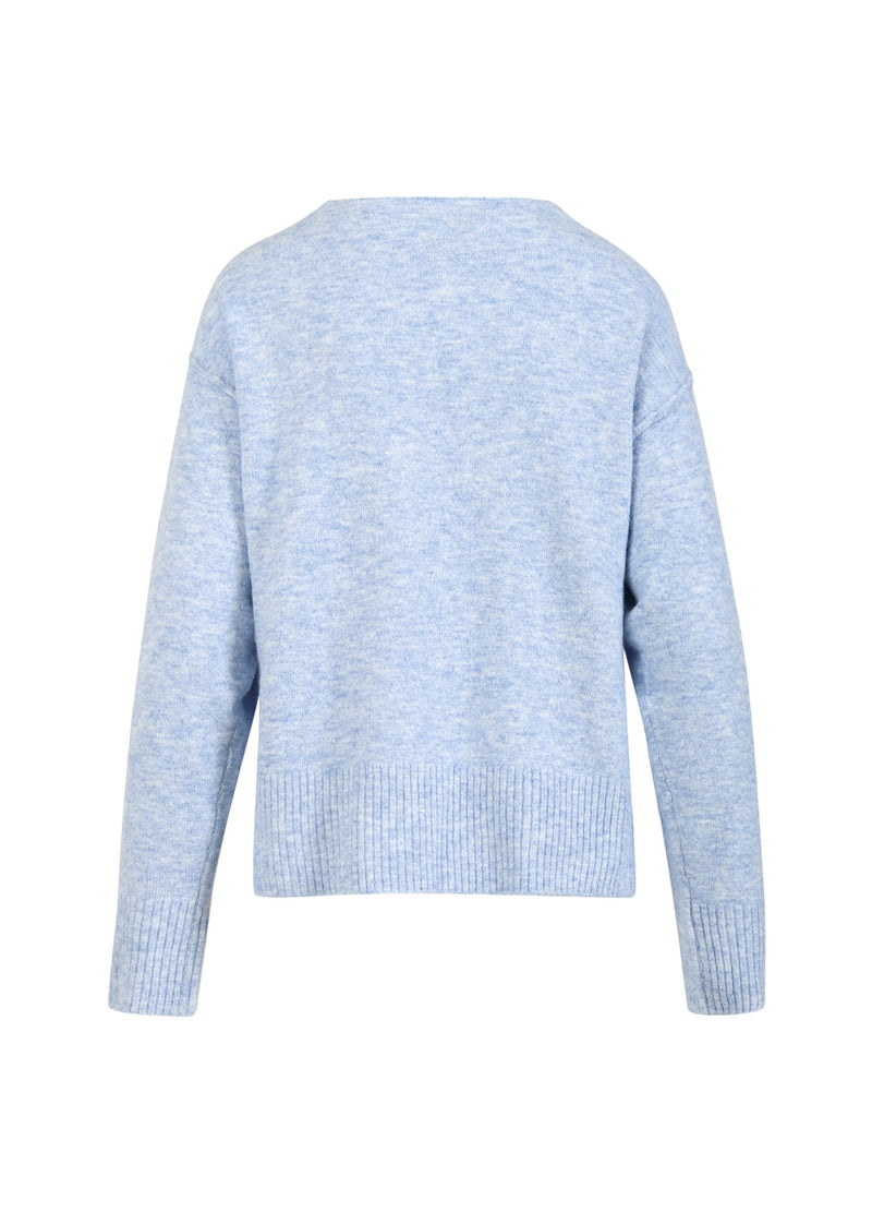 CC Heart CC HEART EMERIE V-HALS SWEATER Knitwear Dream blue - 529