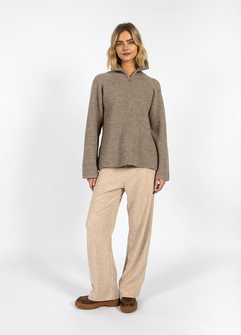 CC Heart CC HEART EMMA LYNLÅS STRIKTRØJE Knitwear Golden brown melange - 793