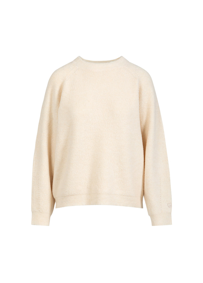 CC Heart CC HEART EMMA O-HALS SWEATER Knitwear Creme - 241