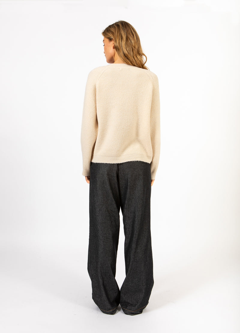 CC Heart CC HEART EMMA O-HALS SWEATER Knitwear Creme - 241