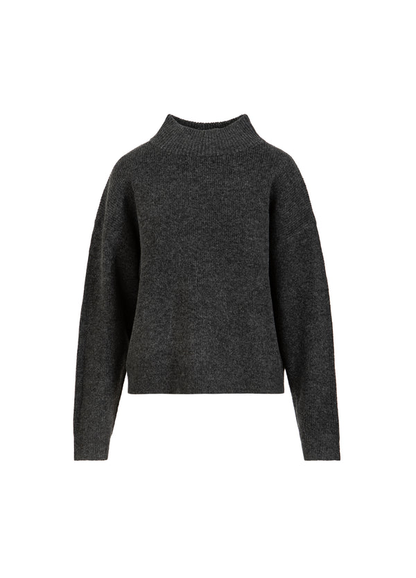 CC Heart CC HEART EMMA TURTLENECK STRIK Knitwear Dark grey melange - 172