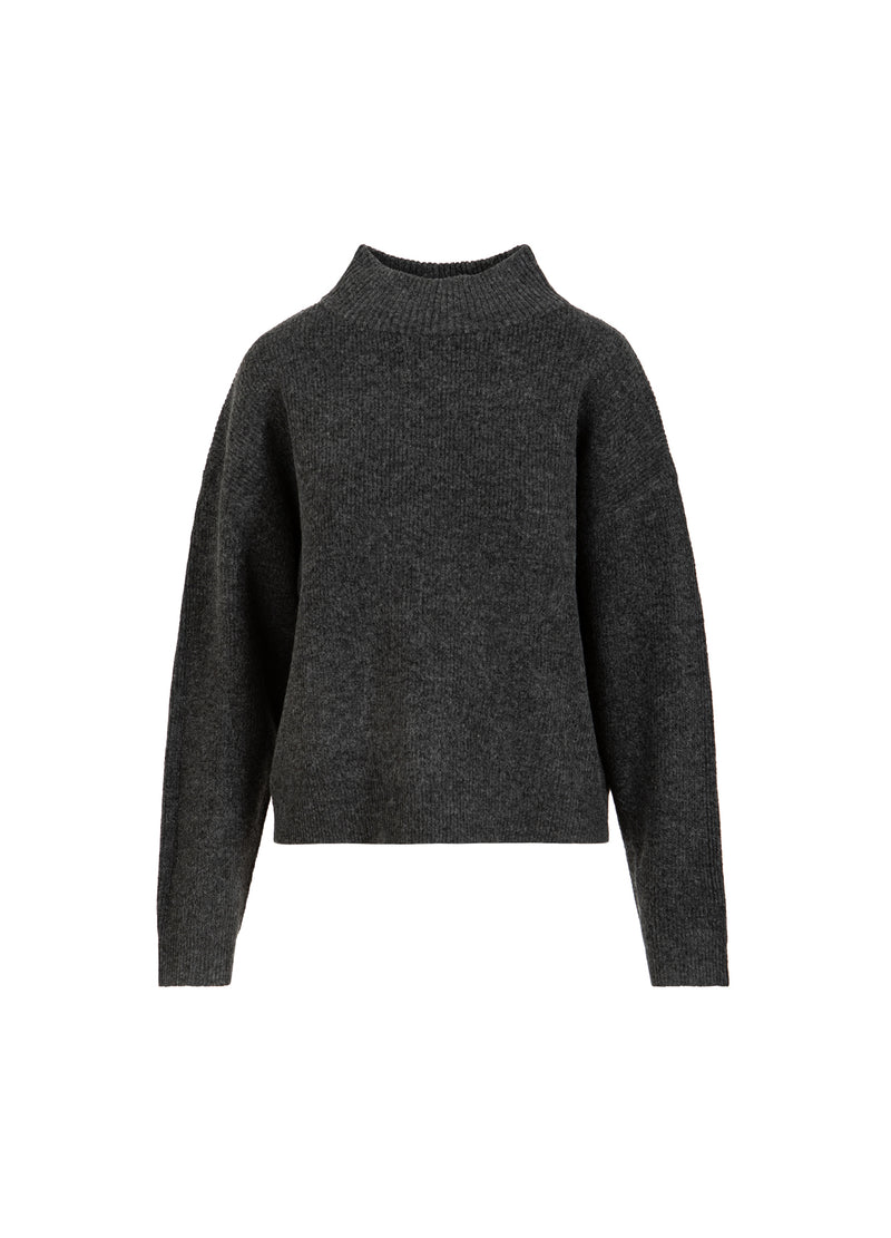 CC Heart CC HEART EMMA TURTLENECK STRIK Knitwear Dark grey melange - 172