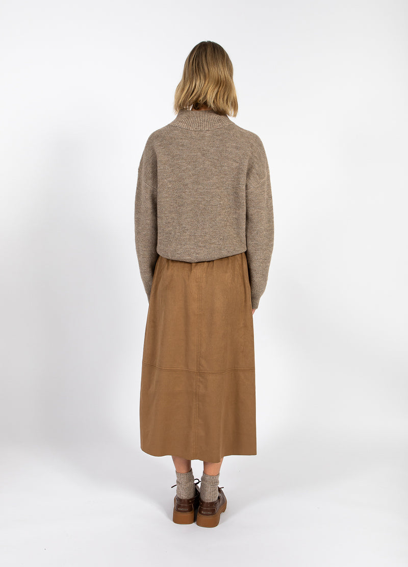 CC Heart CC HEART EMMA TURTLENECK STRIK Knitwear Golden brown melange - 793