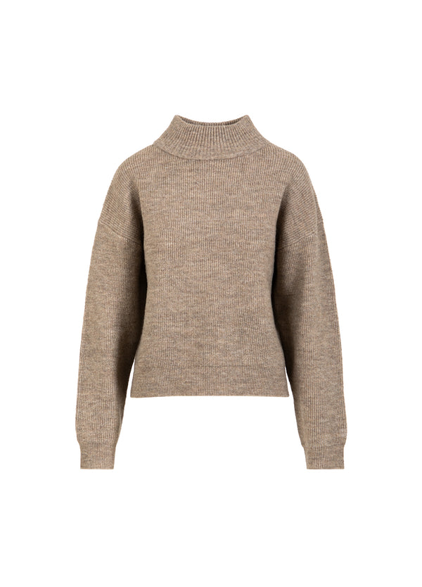 CC Heart CC HEART EMMA TURTLENECK STRIK Knitwear Golden brown melange - 793