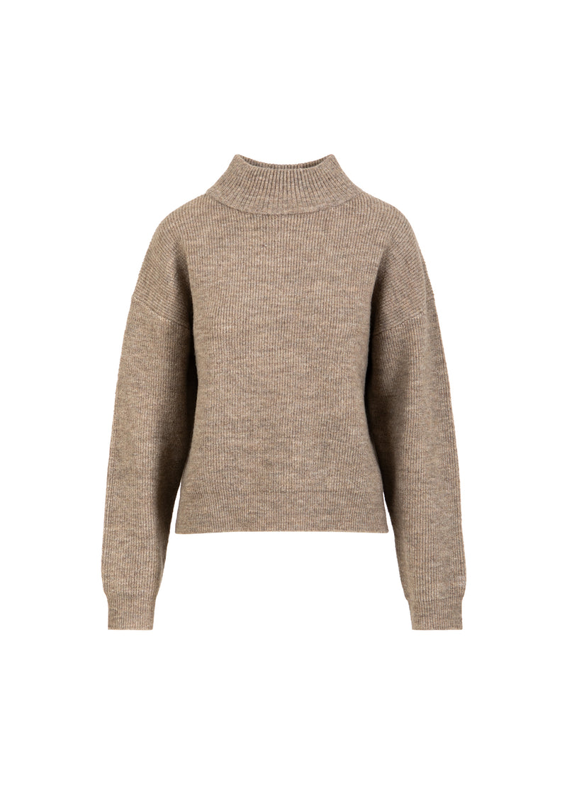 CC Heart CC HEART EMMA TURTLENECK STRIK Knitwear Golden brown melange - 793
