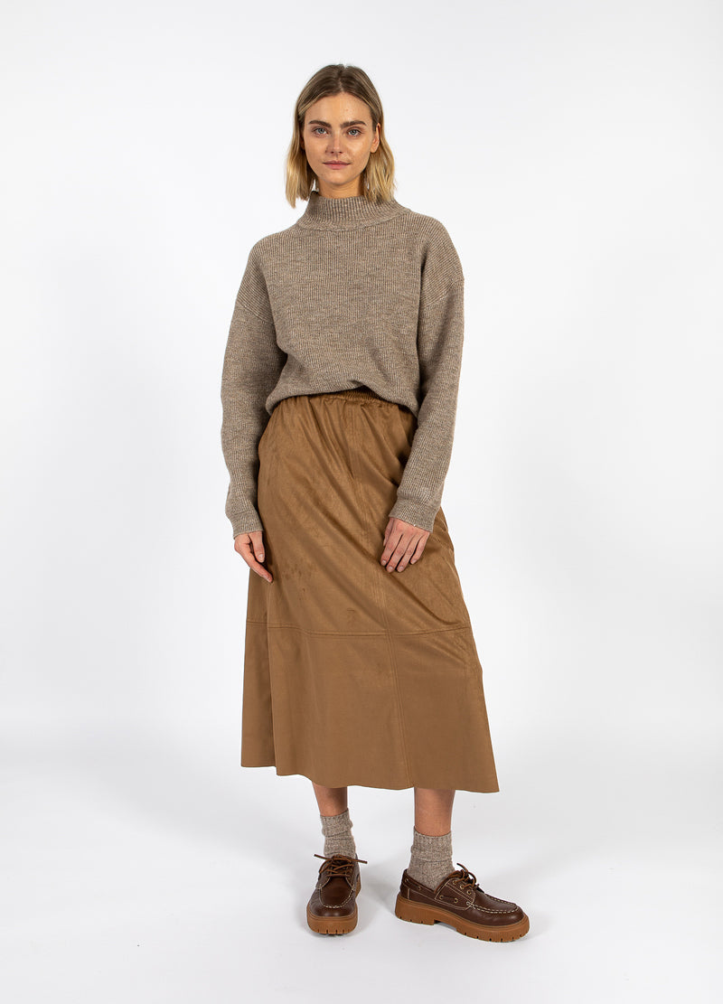 CC Heart CC HEART EMMA TURTLENECK STRIK Knitwear Golden brown melange - 793