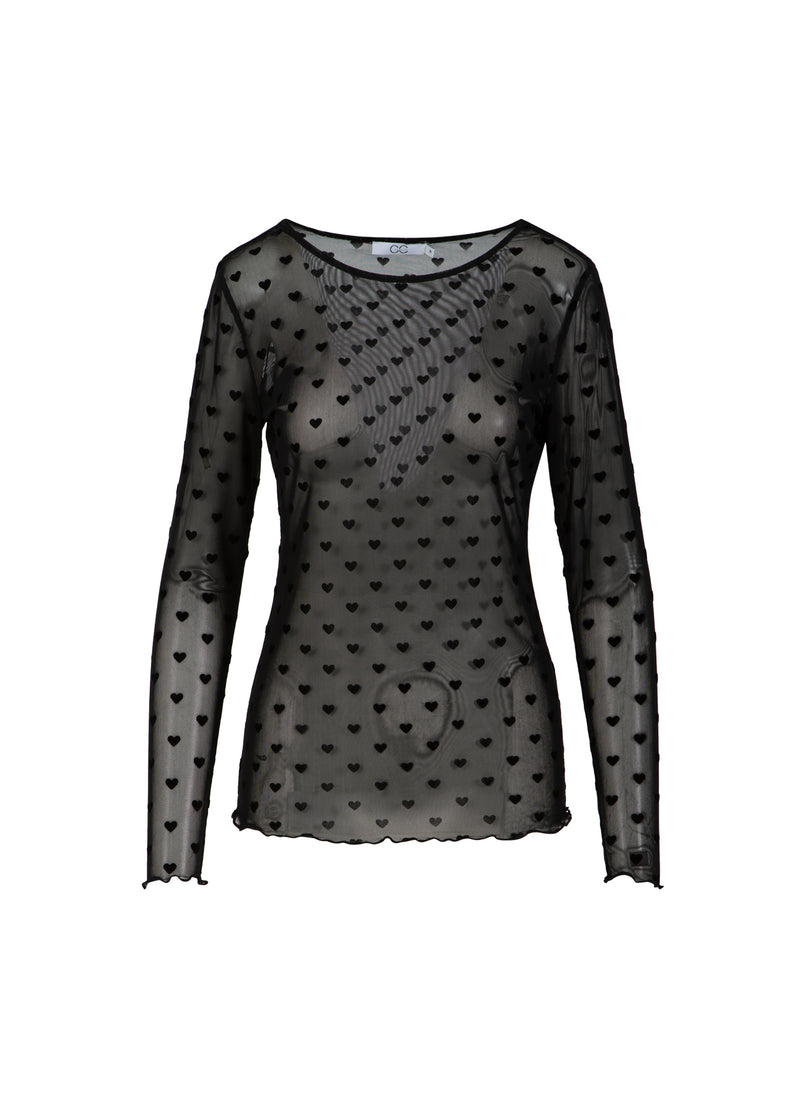 CC Heart CC HEART EVE MESH BLUSE Shirt/Blouse Black simili - 116