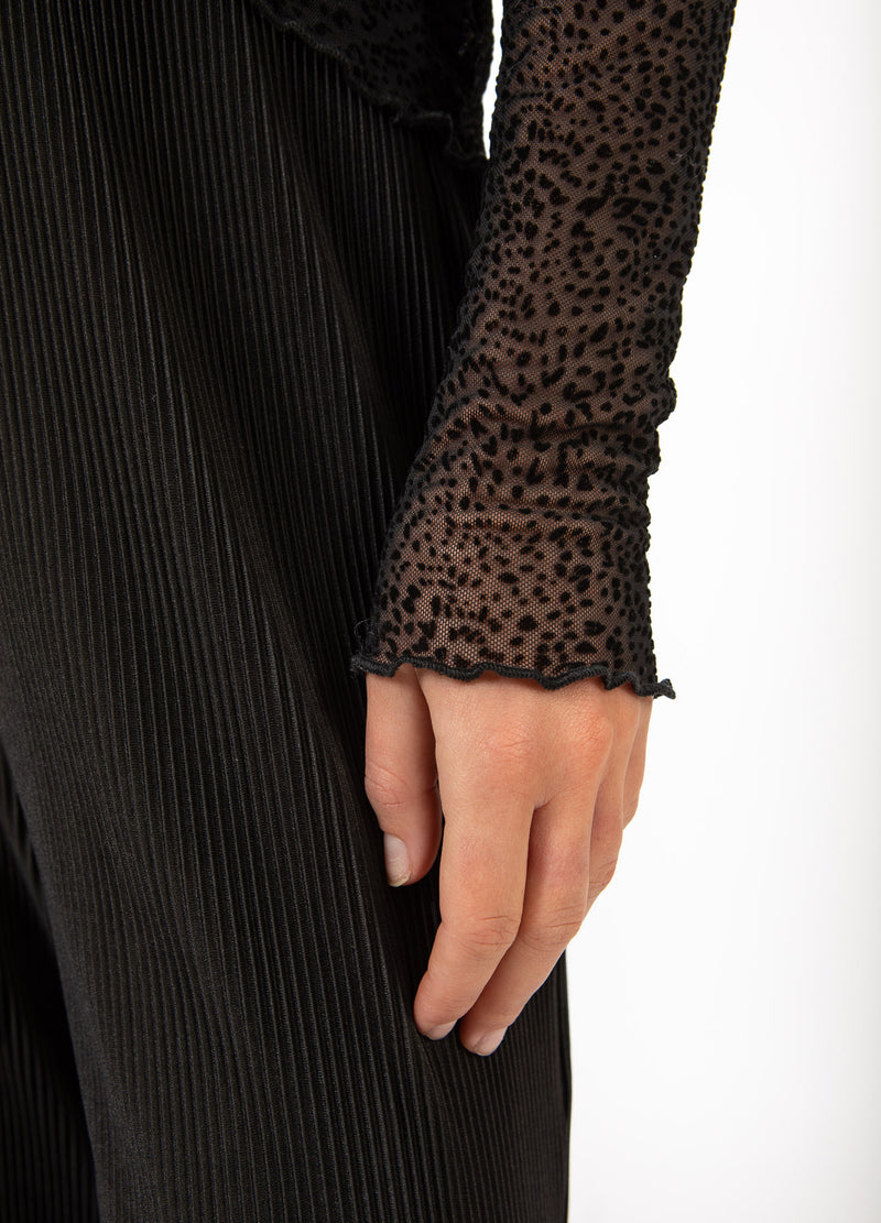 CC Heart CC HEART EVE MESH BLUSE Shirt/Blouse Black velvet spots - 100