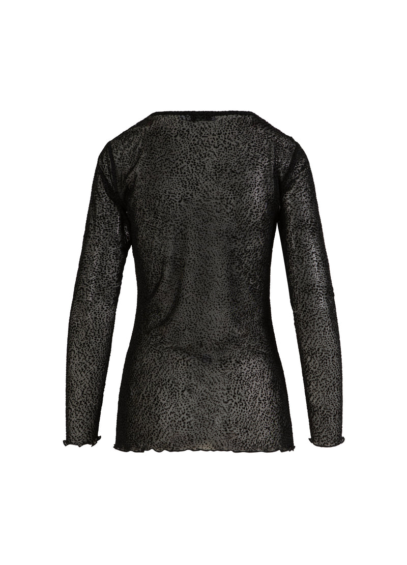 CC Heart CC HEART EVE MESH BLUSE Shirt/Blouse Black velvet spots - 100