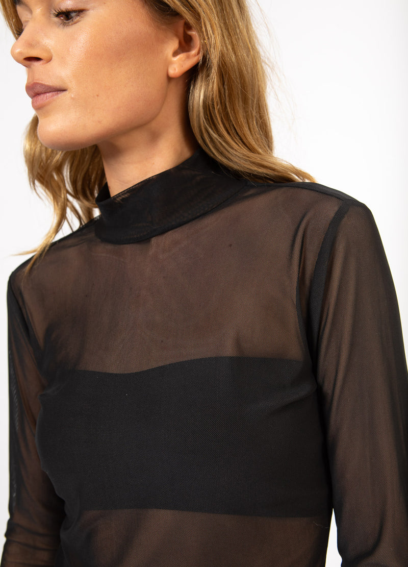 CC Heart CC HEART EVE MESH TURTLENECK Shirt/Blouse Black - 100