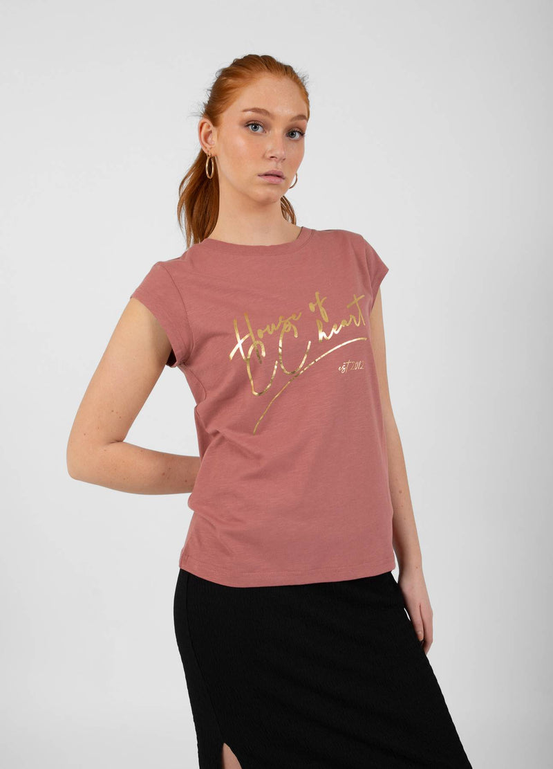 CC Heart CC HEART HOUSE T-SHIRT - KORT ÆRME T-Shirt Apple butter - 696