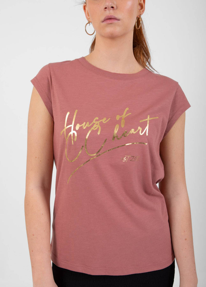 CC Heart CC HEART HOUSE T-SHIRT - KORT ÆRME T-Shirt Apple butter - 696