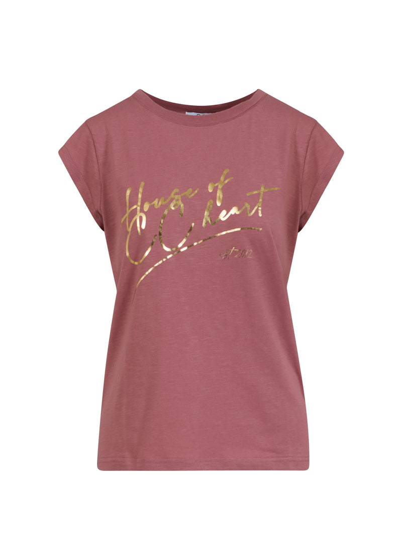 CC Heart CC HEART HOUSE T-SHIRT - KORT ÆRME T-Shirt Apple butter - 696