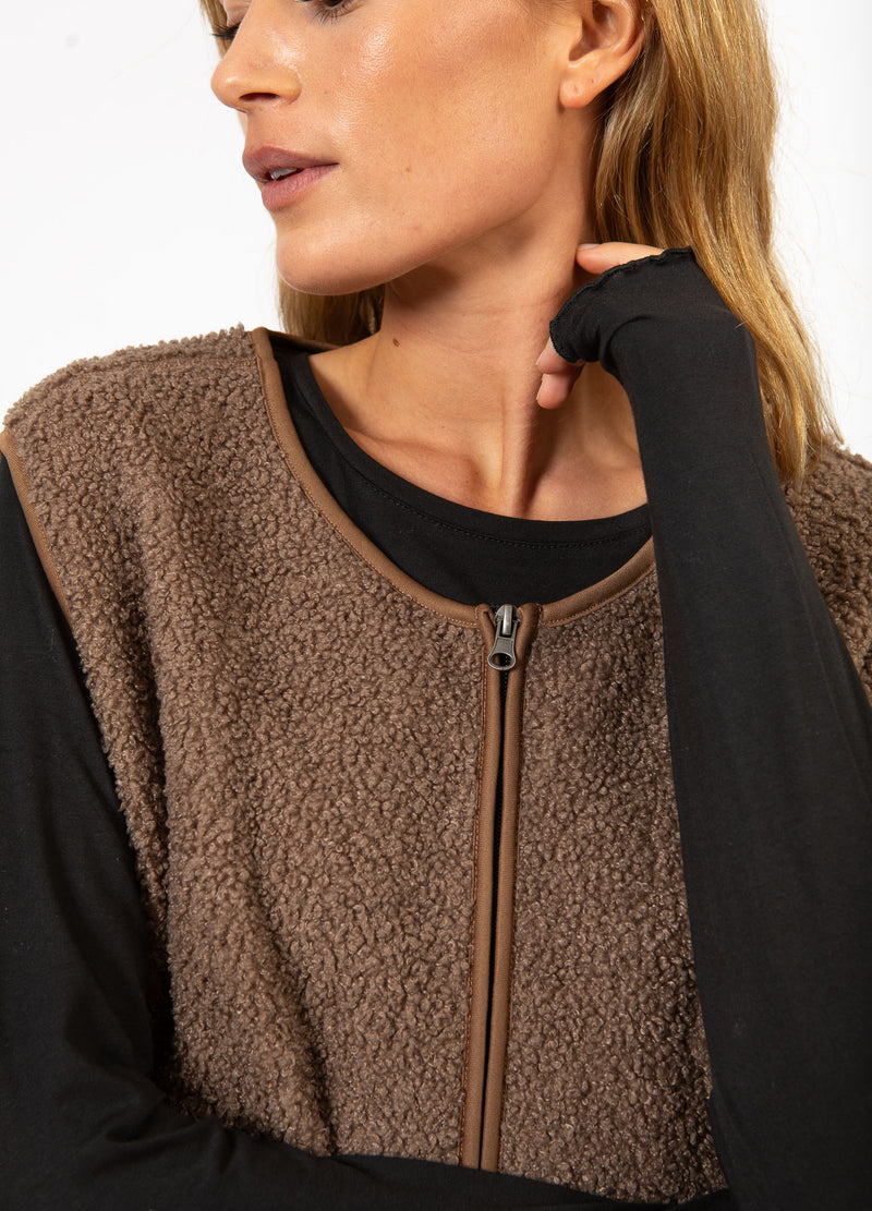 CC Heart CC HEART JAMIE FLEECETRØJE Outerwear Light nougat - 378