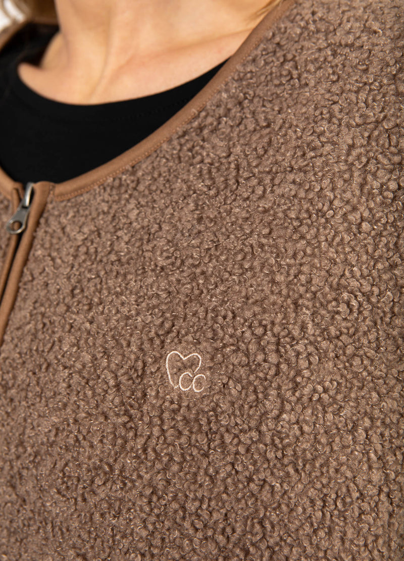 CC Heart CC HEART JAMIE FLEECETRØJE Outerwear Light nougat - 378