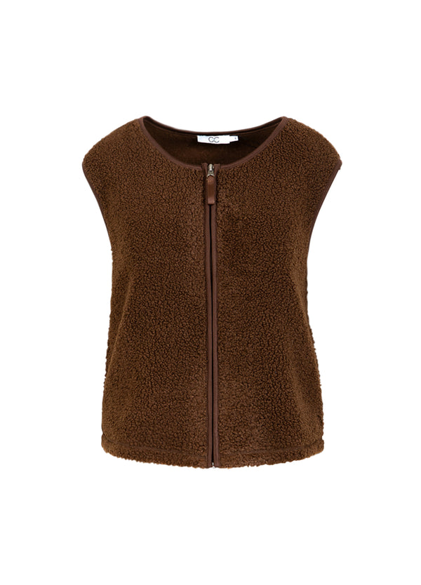 CC Heart CC HEART JAMIE FLEECEVEST Vest Chocolate brown - 349