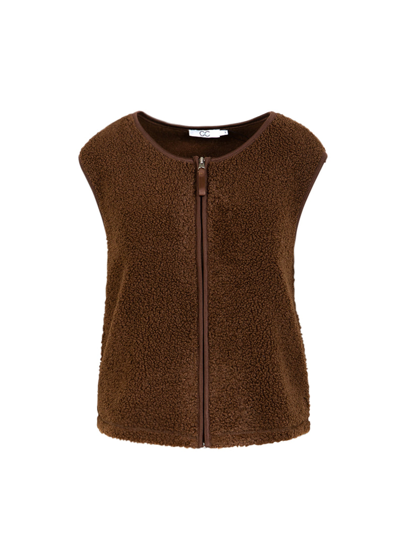 CC Heart CC HEART JAMIE FLEECEVEST Vest Chocolate brown - 349
