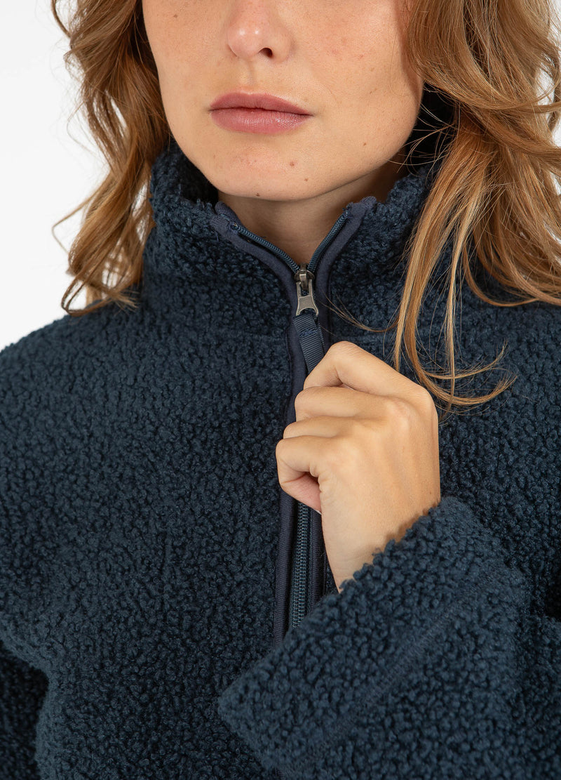 CC Heart CC HEART JAMIE FLEECE LYNLÅSSWEATER Outerwear Navy - 563