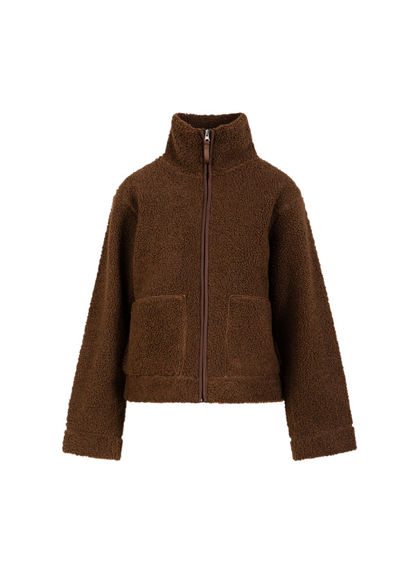 CC Heart CC HEART JAMIE FLEECE LYNLÅS SWEATER Outerwear Chocolate brown - 349