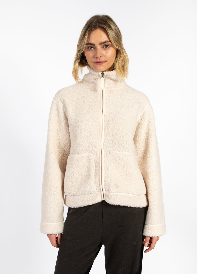 CC Heart CC HEART JAMIE FLEECE LYNLÅS SWEATER Outerwear Off White - 202