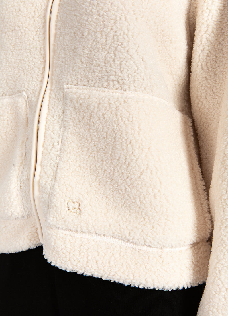 CC Heart CC HEART JAMIE FLEECE LYNLÅS SWEATER Outerwear Off White - 202