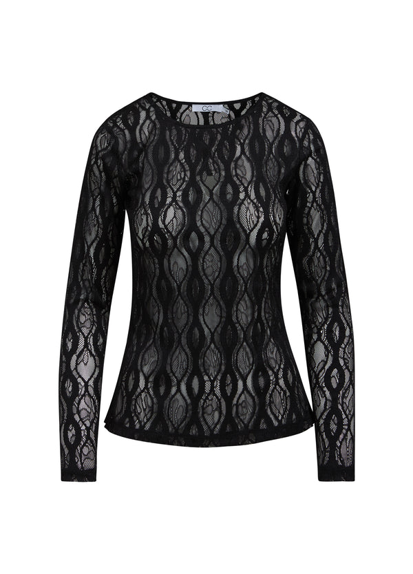 CC Heart CC HEART JOJO LACE TOP Shirt/Blouse Black - 100