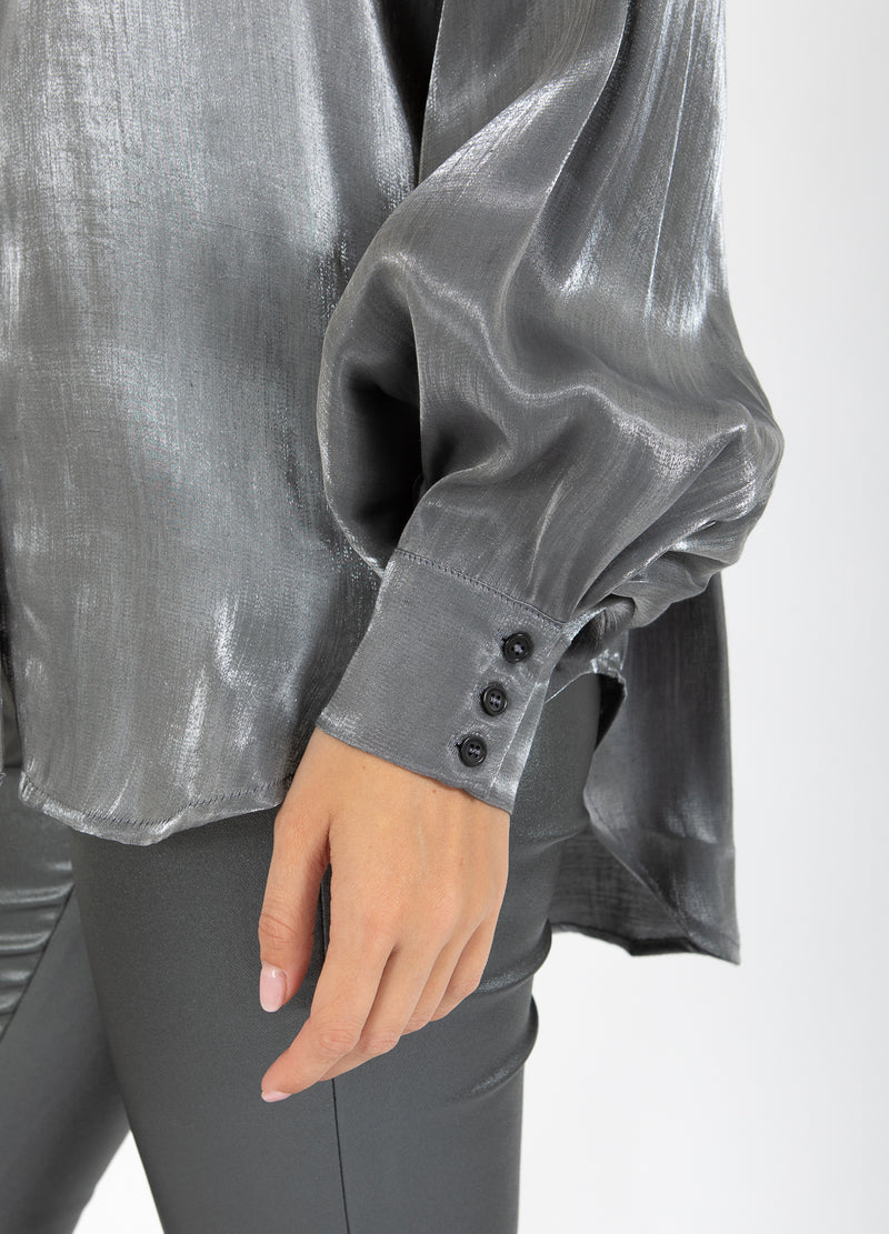 CC Heart CC HEART JOLIE METALIC SHIRT Shirt/Blouse Dark silver - 169