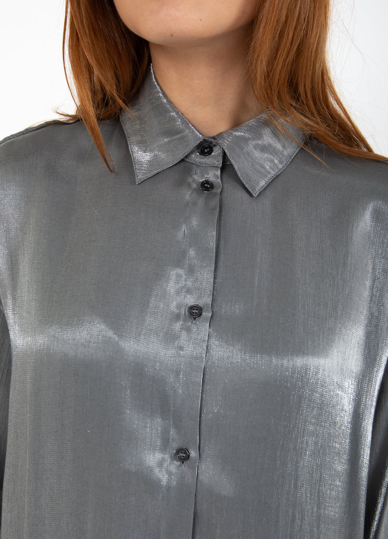 CC Heart CC HEART JOLIE METALIC SHIRT Shirt/Blouse Dark silver - 169