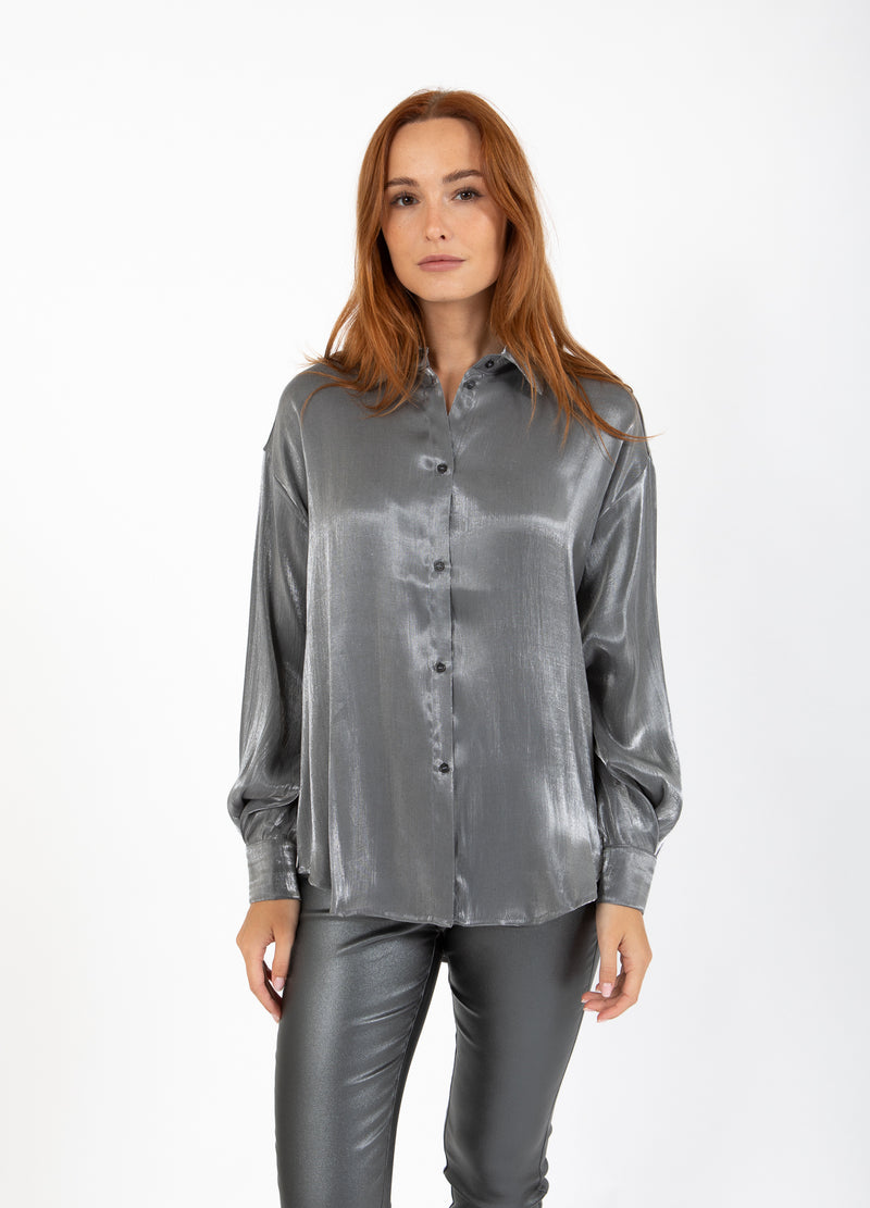 CC Heart CC HEART JOLIE METALIC SHIRT Shirt/Blouse Dark silver - 169