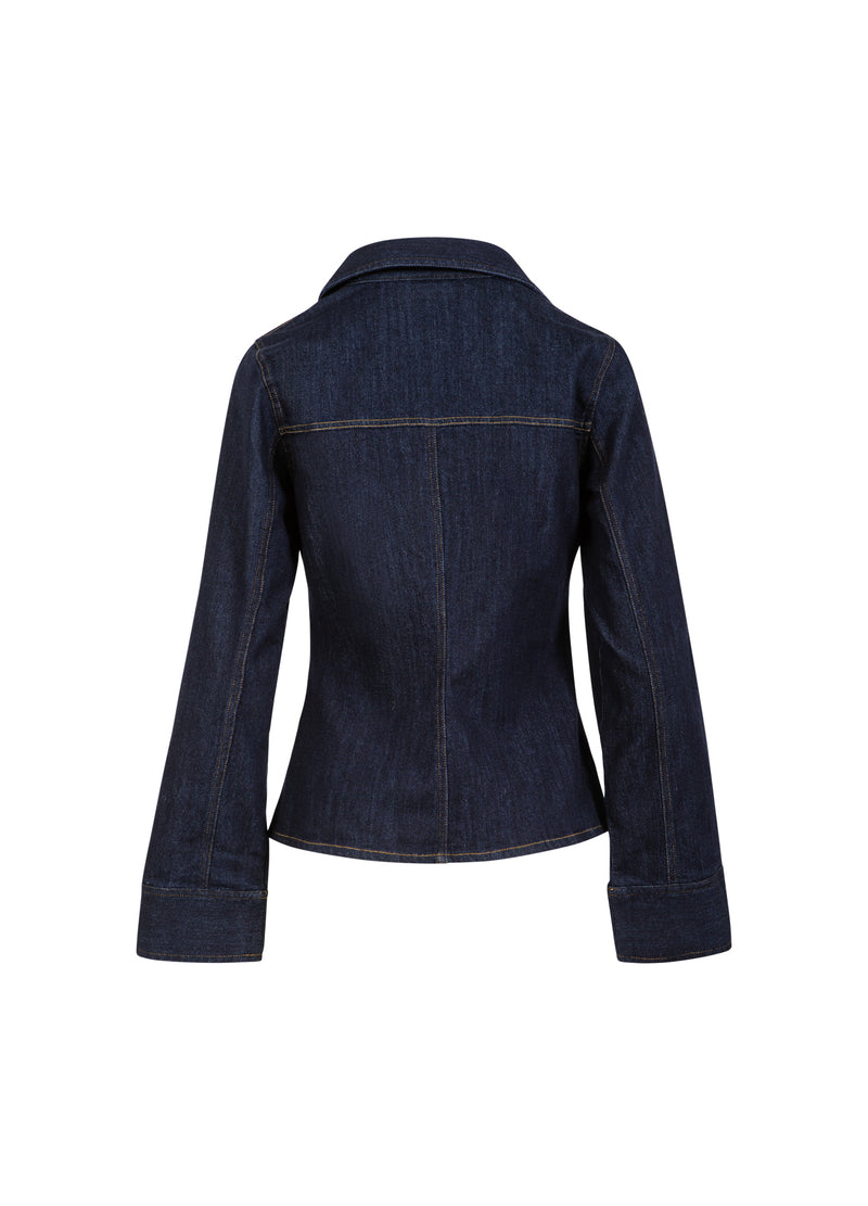 CC Heart CC HEART KALANI DENIM LYNLÅS SKJORTE Shirt/Blouse Dark denim blue - 587