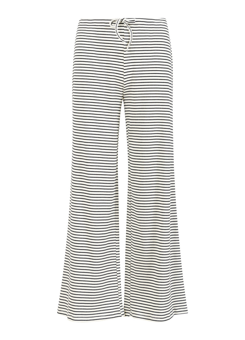 CC Heart CC HEART KAROLINE RIB BUKSER Pants Offwhite/black stripe - 232