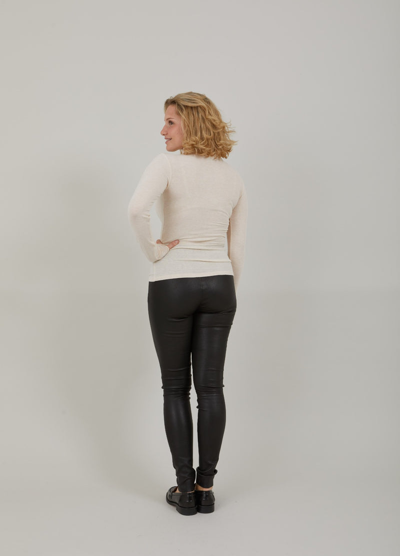 CC Heart CC HEART LANA RULLEKRAVE Knitwear Creme - 364