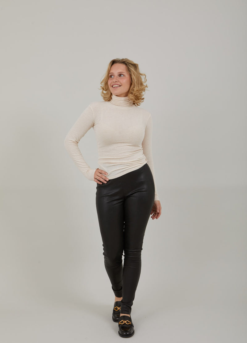 CC Heart CC HEART LANA RULLEKRAVE Knitwear Creme - 364