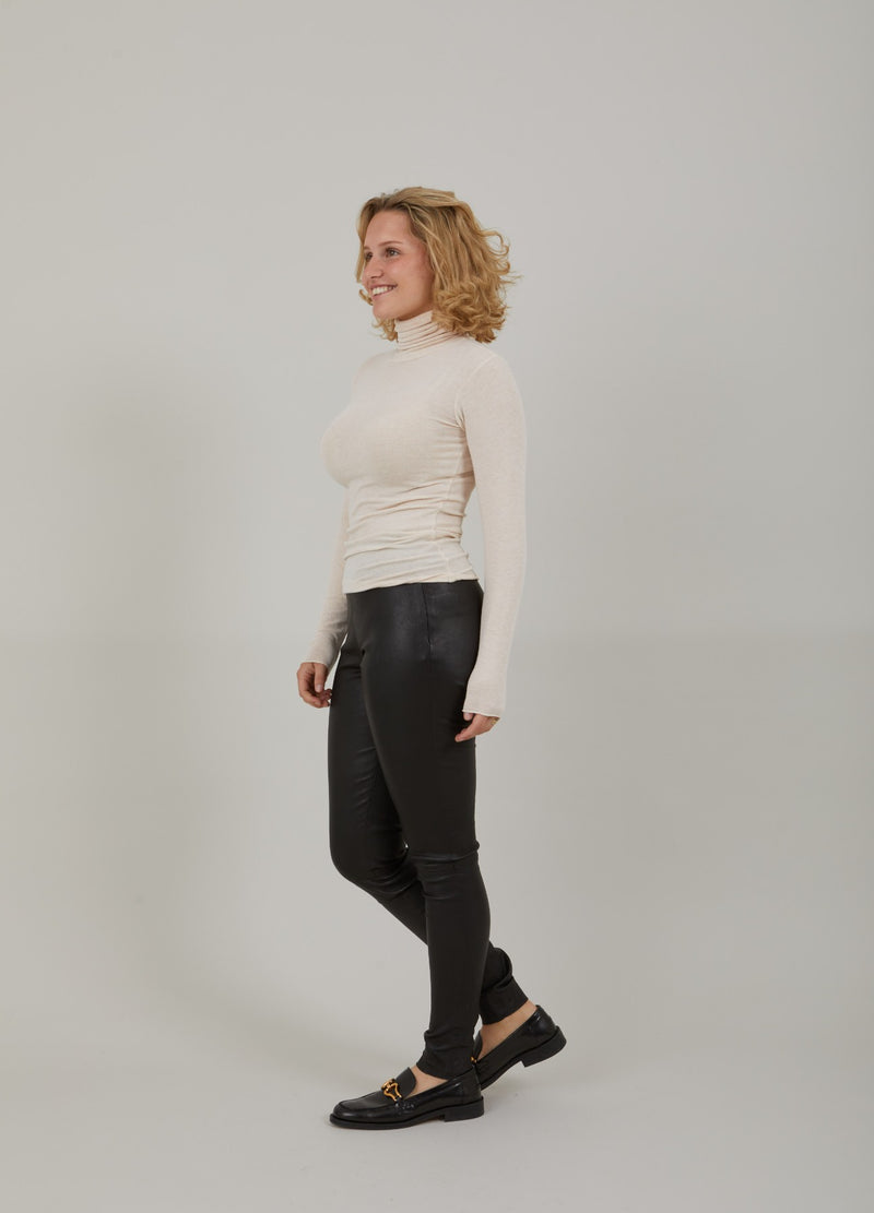 CC Heart CC HEART LANA RULLEKRAVE Knitwear Creme - 364